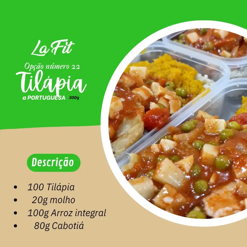 Tilápia à portuguesa